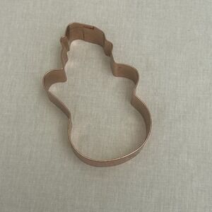 Vintage Copper Snowman‎ Cookie Cutter